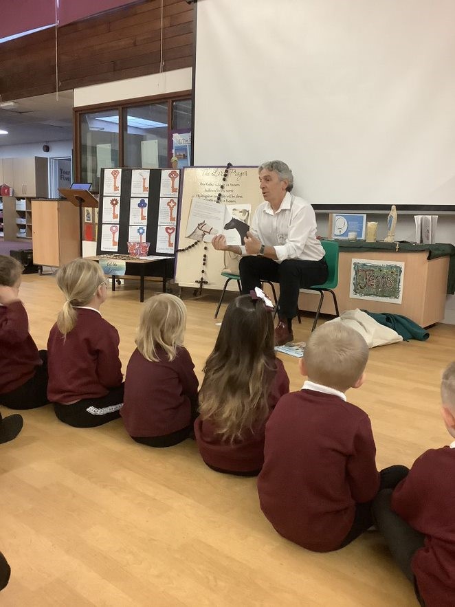 Story Teller Visit St Wilfrid's R.C.V.A. Primary School